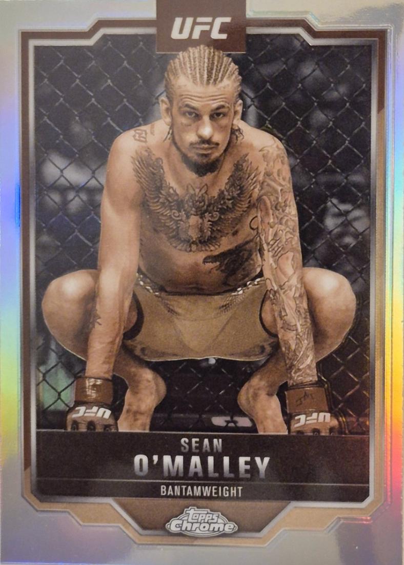 Sean O'Malley 2025 Topps Chrome UFC Base #1 Sepia Refractor