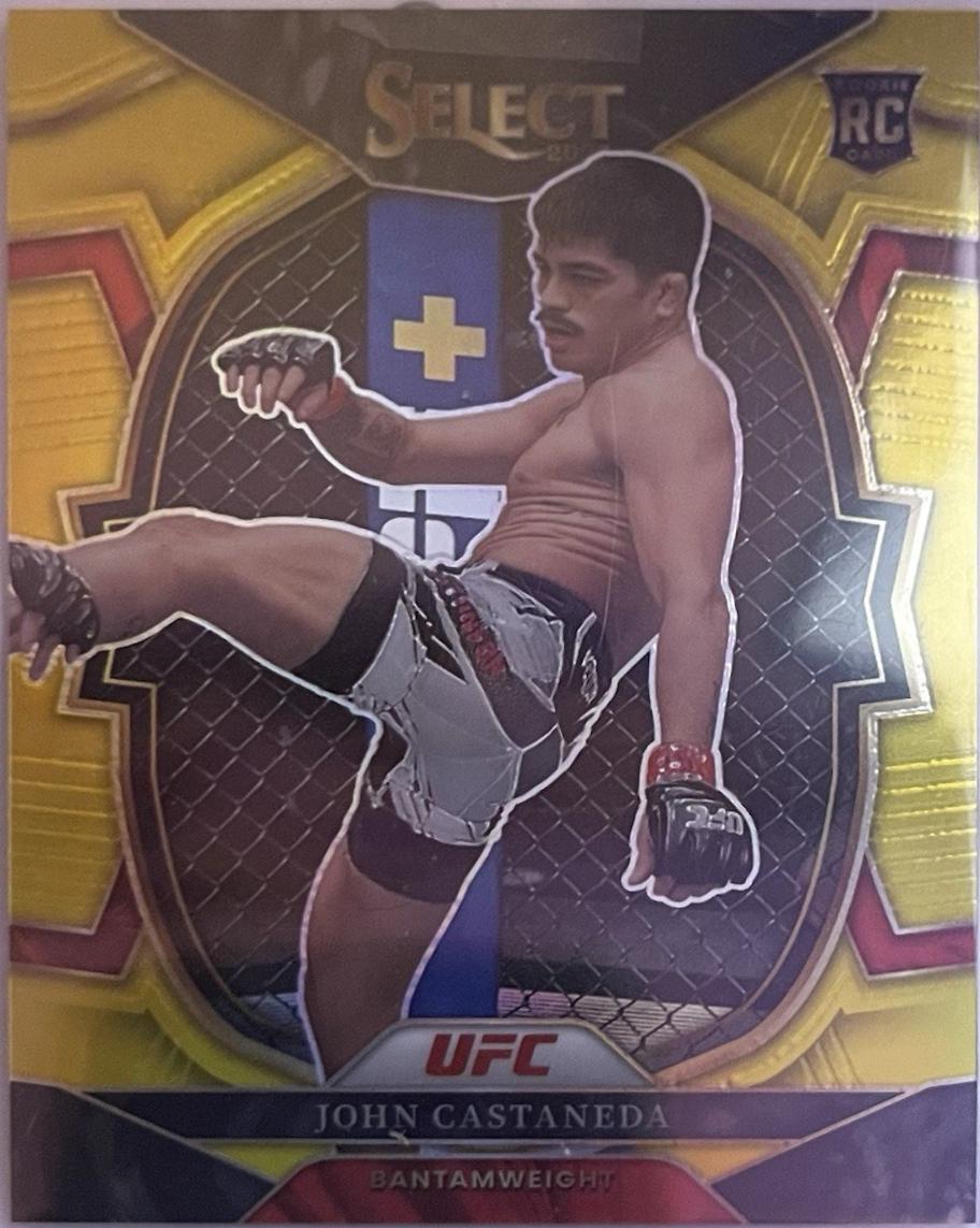 John Castaneda 2023 Panini Select UFC Concourse #86 Gold