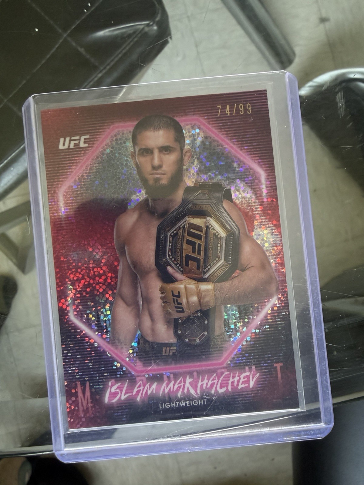 Islam Makhachev 2025 Topps Midnight UFC Base #19 Twilight