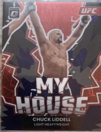 Chuck Liddell 2023 Panini Donruss Optic UFC My House #22 Purple Velocity