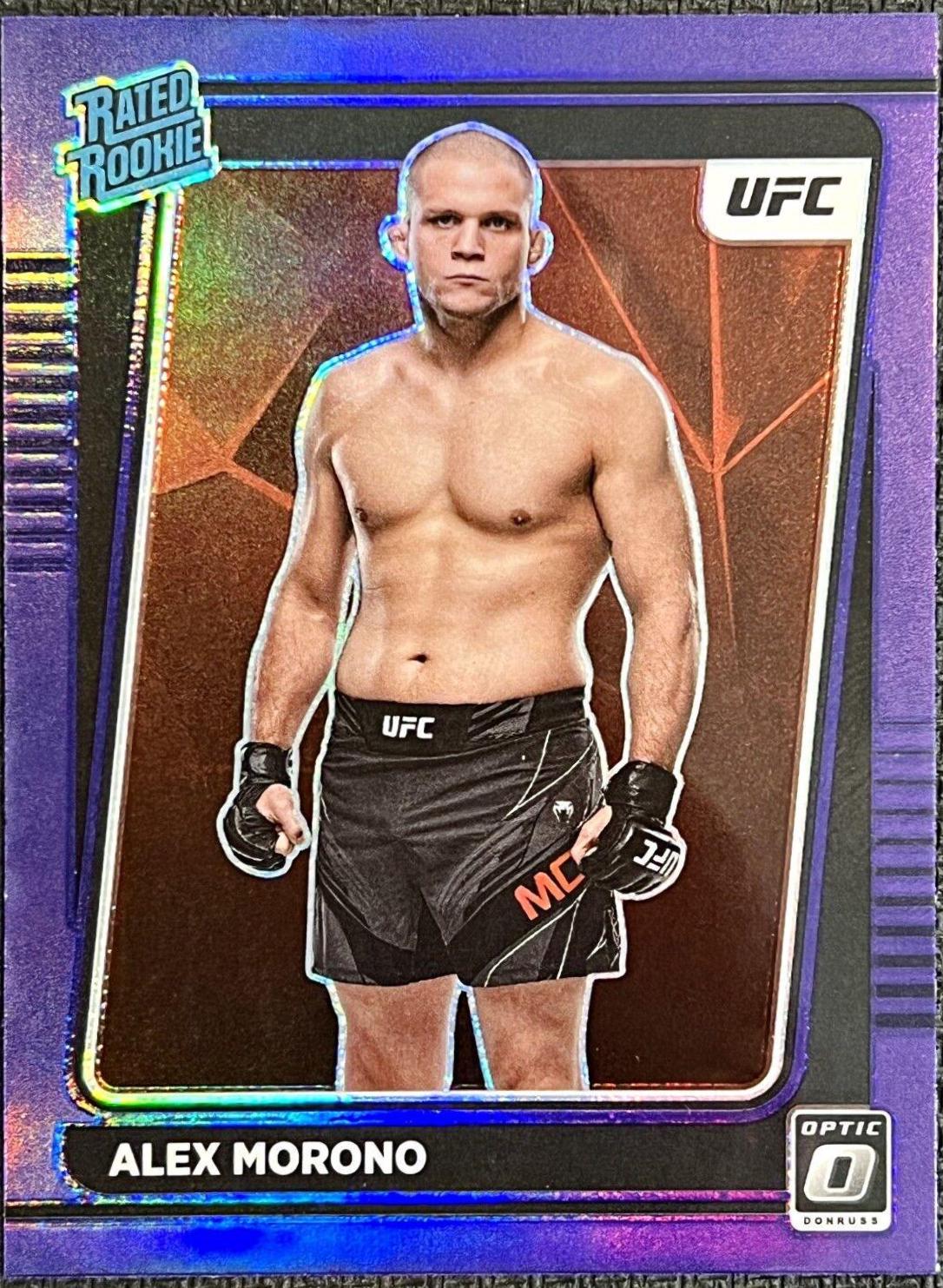 Alex Morono 2022 Panini Donruss Optic UFC Base #104 Purple