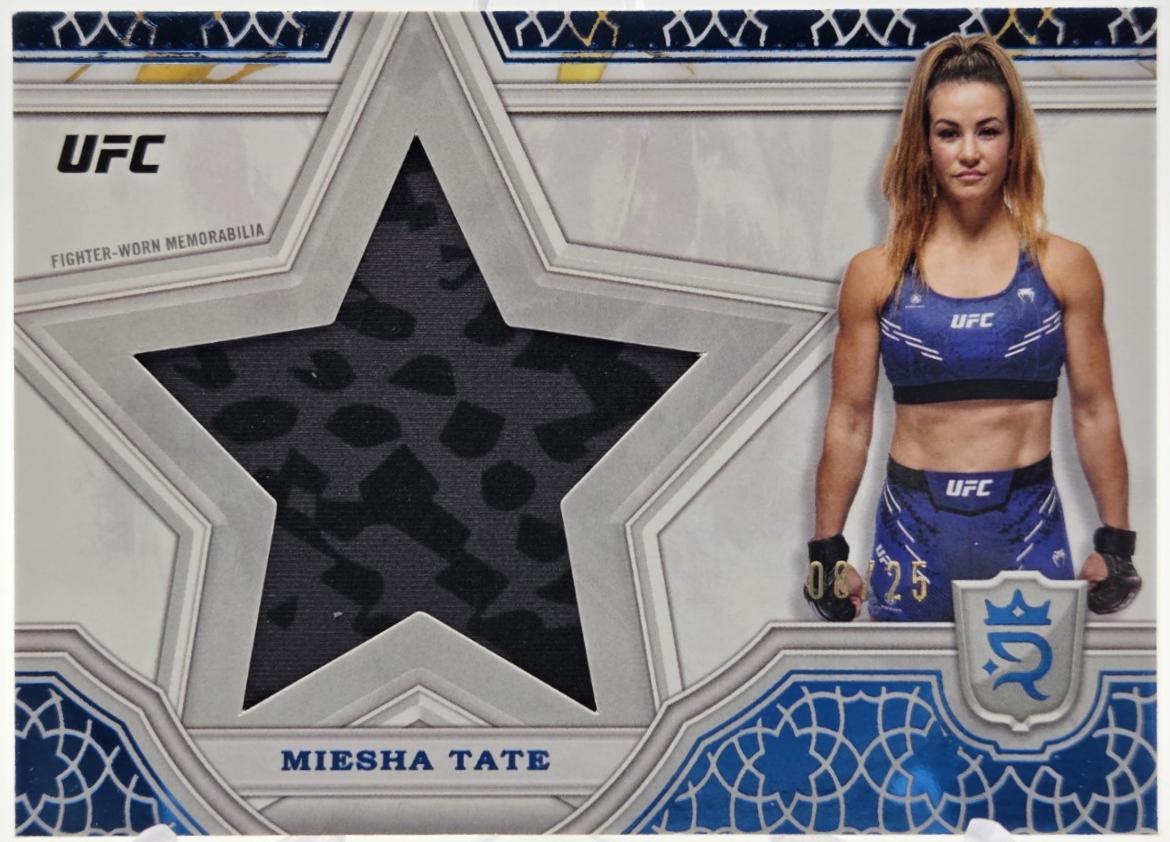 Miesha Tate 2024 Topps Royalty UFC Star Relics #SRR-16 Blue