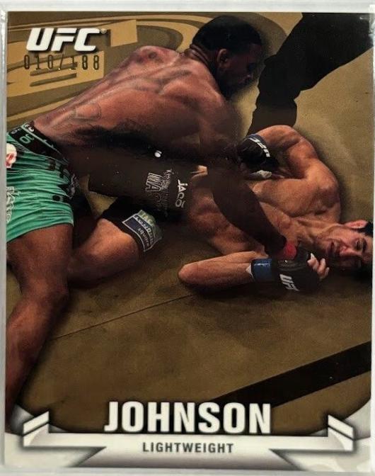 Michael Johnson 2013 Topps UFC Knockout Base #125 Gold