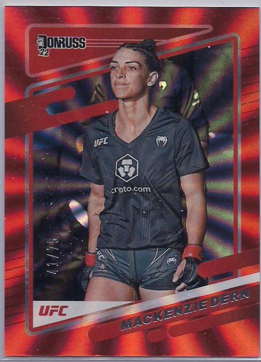 Mackenzie Dern 2022 Panini Donruss UFC Base #34 Laser