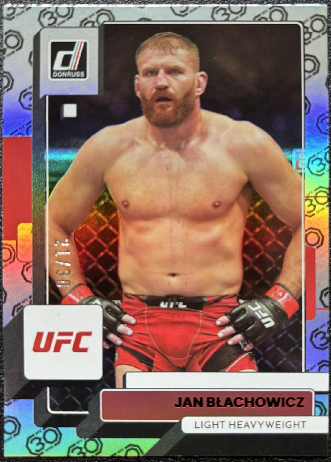 Jan Błachowicz 2023 Panini Donruss UFC Base #162 30th Anniversary