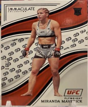 Miranda Maverick 2023 Panini Immaculate Collection UFC Base #92 30th Anniversary