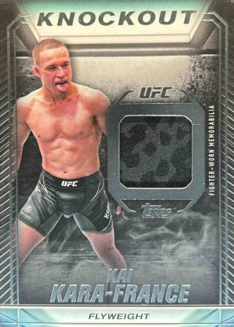 Kai Kara-France 2024 Topps Knockout UFC Knockout Relics #KR-KK Platinum
