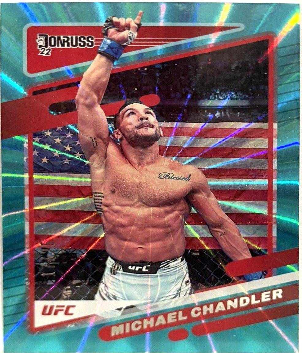 Michael Chandler 2022 Panini Donruss UFC Base #16 Teal