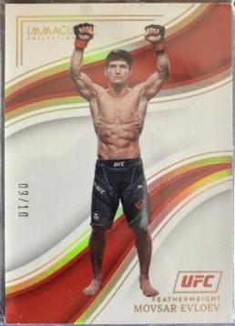 Movsar Evloev 2023 Panini Immaculate Collection UFC Base #18 Gold