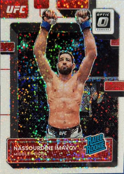Nassourdine Imavov 2023 Panini Donruss Optic UFC Base #103 White Sparkle