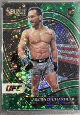 Michael Chandler 2021 Panini Select UFC Octagonside #222 Green Disco