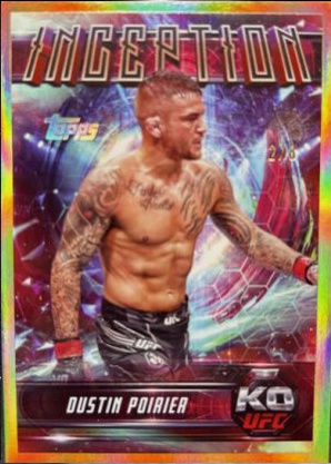 Dustin Poirier 2025 Topps Knockout UFC Inception #IN-66 Platinum