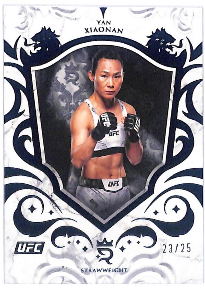 Yan Xiaonan 2025 Topps Royalty UFC Base #72 Blue