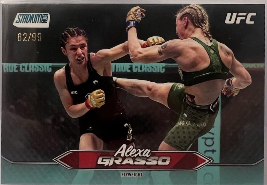 Alexa Grasso 2025 Topps Stadium Club UFC Base #123 Turquoise