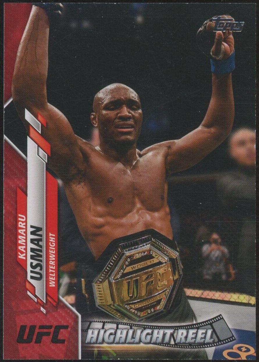 Kamaru Usman 2020 Topps UFC Base #97 Red