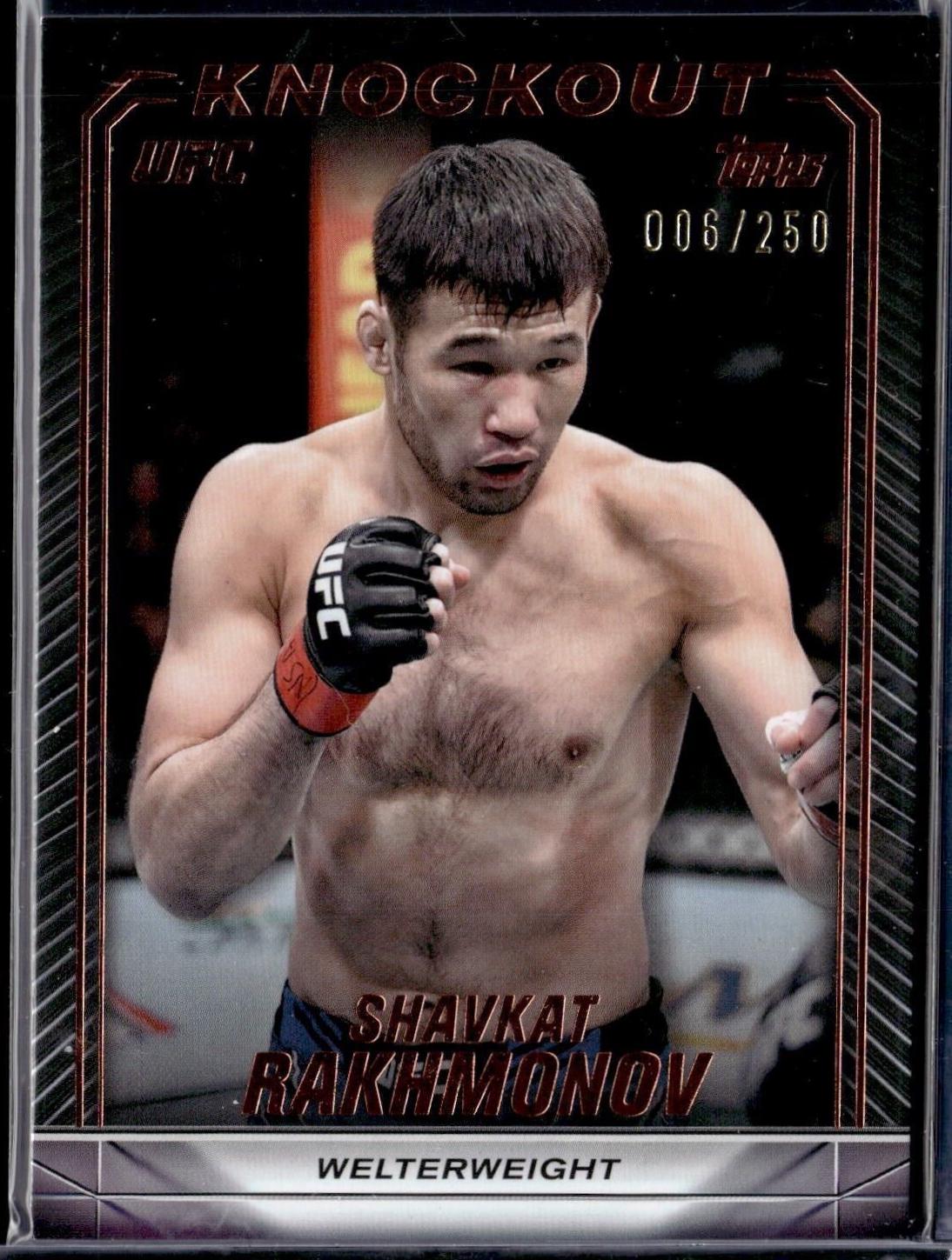 Shavkat Rakhmonov 2024 Topps Knockout UFC Base #63 Bronze