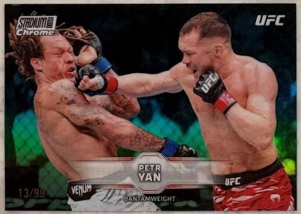 Petr Yan 2026 Topps Stadium Club UFC Chrome Base #CB-15 Refractor