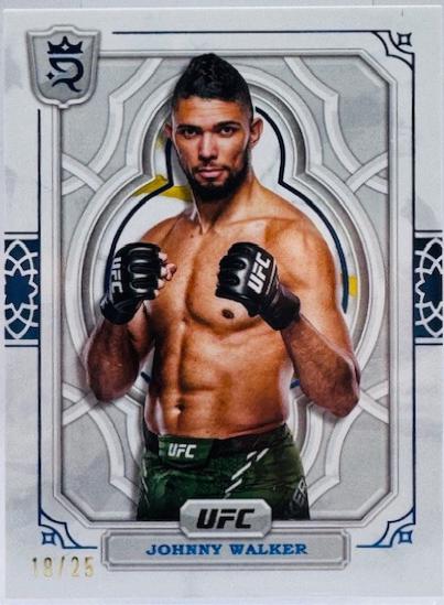 Johnny Walker 2024 Topps Royalty UFC Base #52 Blue