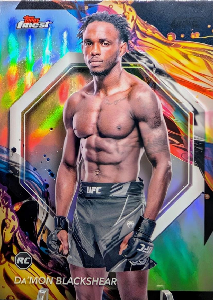 Da'Mon Blackshear 2024 Topps Finest UFC Base Uncommon #129 Refractor