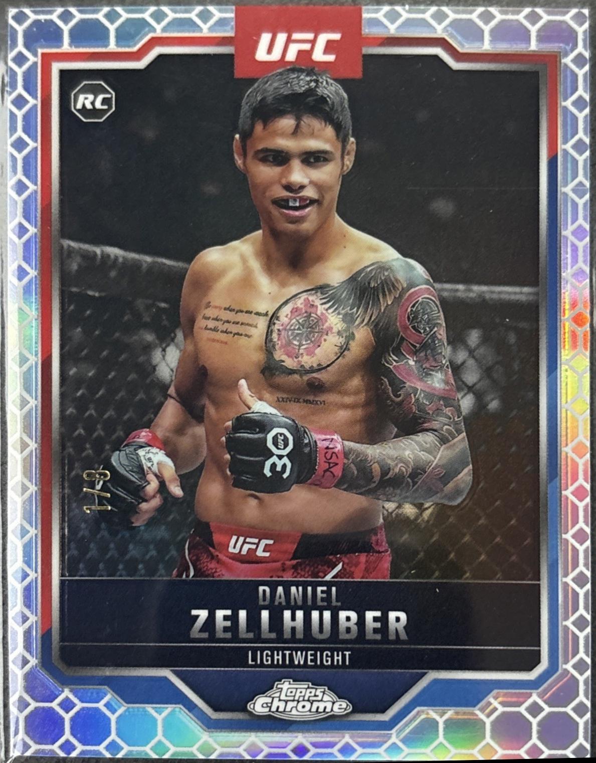 Daniel Zellhuber 2025 Topps Chrome UFC Base #189 OctaFractor