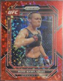 Rose Namajunas 2023 Panini Prizm Under Card UFC Base #136 Red