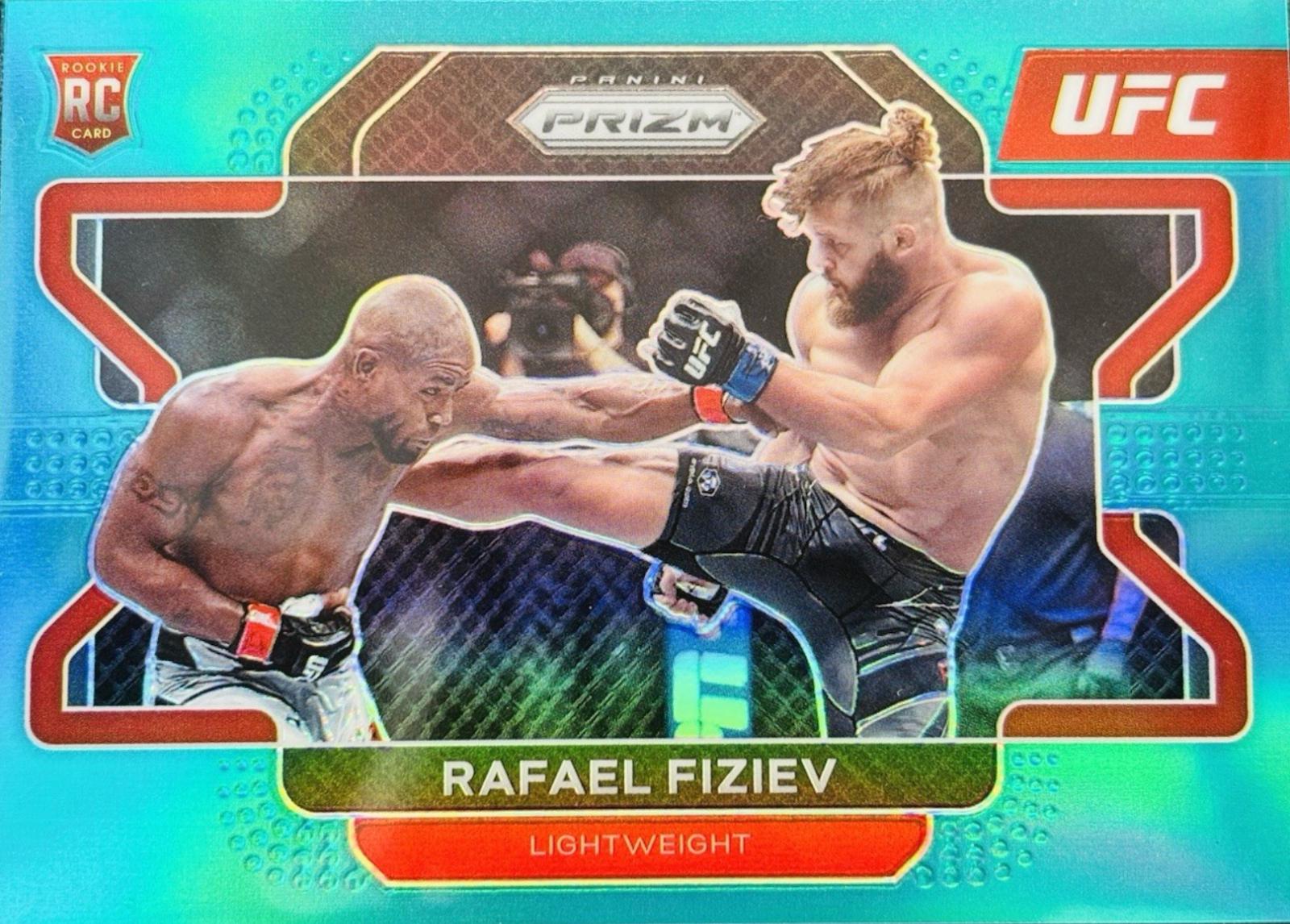 Rafael Fiziev 2022 Panini Prizm UFC Base #98 Teal