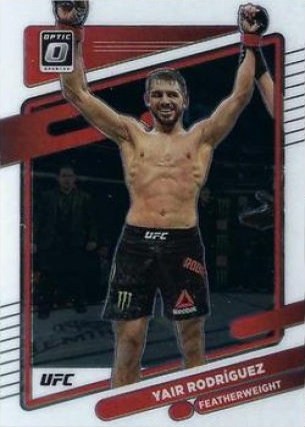Yair Rodríguez 2022 Panini Donruss Optic UFC Base #58 Purple Velocity