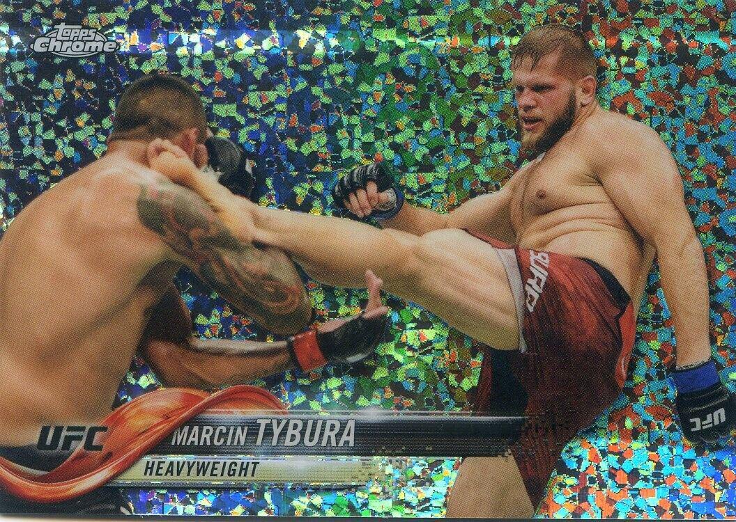 Marcin Tybura 2018 Topps Chrome UFC Base #53 Diamond Hot Box