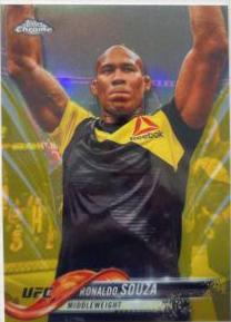 Ronaldo Souza 2018 Topps Chrome UFC Base #8 Gold