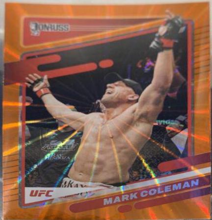 Mark Coleman 2022 Panini Donruss UFC Base #162 Orange