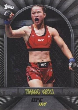 Zhang Weili 2024 Topps UFC NYC Base #24 Gold