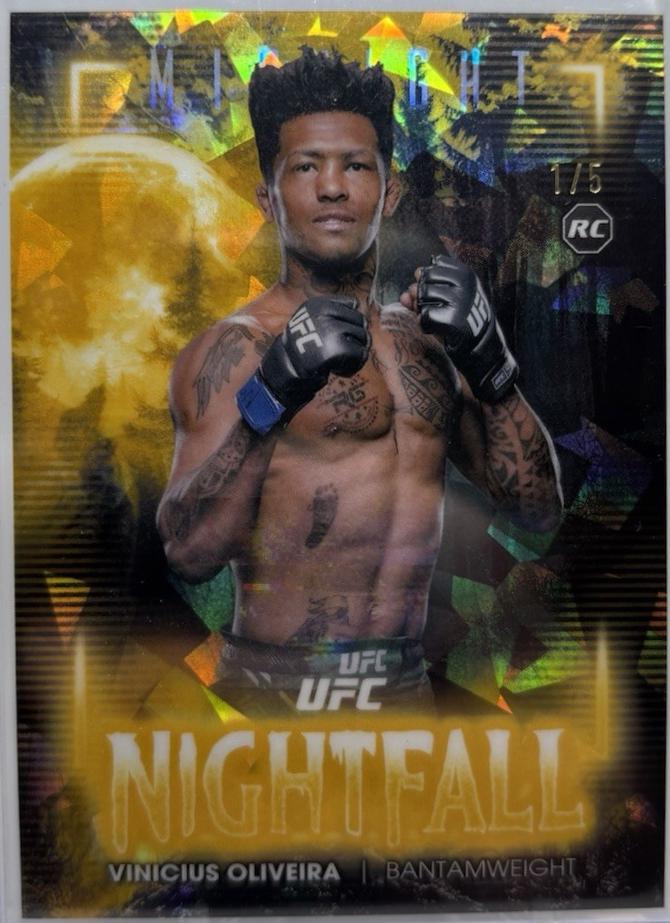 Vinicius Oliveira 2025 Topps Midnight UFC Nightfall #NF-5 Daybreak