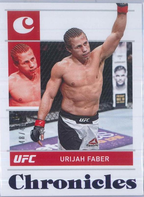 Urijah Faber 2022 Panini Chronicles UFC Base Chronicles #17 Purple