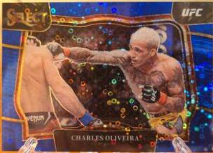 Charles Oliveira 2023 Panini Select UFC Octagonside #236 Blue Disco