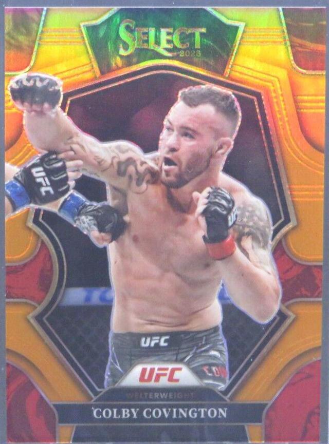 Colby Covington 2023 Panini Select UFC Premier Level #200 Orange