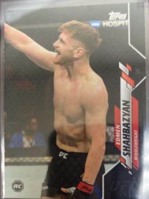 Edmen Shahbazyan 2020 Topps UFC Base #88 Black