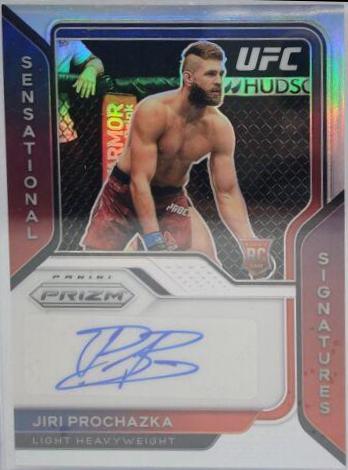 Jiri Prochazka 2021 Panini Prizm UFC Sensational Signatures #25 Silver