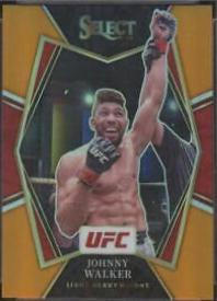 Johnny Walker 2022 Panini Select UFC Premier Level #164 Orange