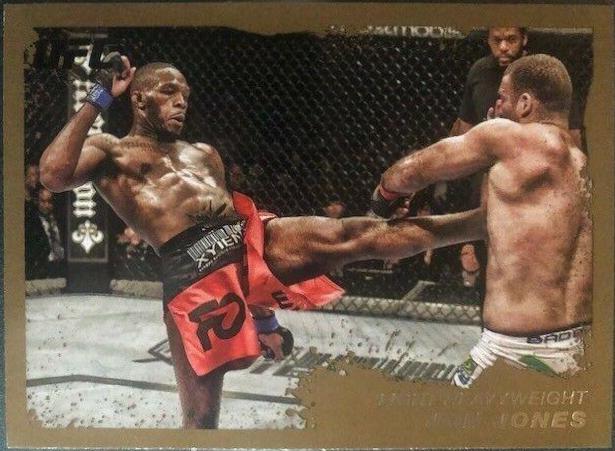 Jon Jones 2011 Topps UFC Moment of Truth Base #205 Gold