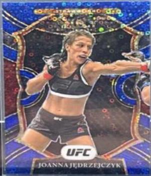 Joanna Jędrzejczyk 2021 Panini Select UFC Concourse #45 Blue Disco