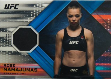 Rose Namajunas 2019 Topps UFC Knockout Knockout Relics #KR-RN Red