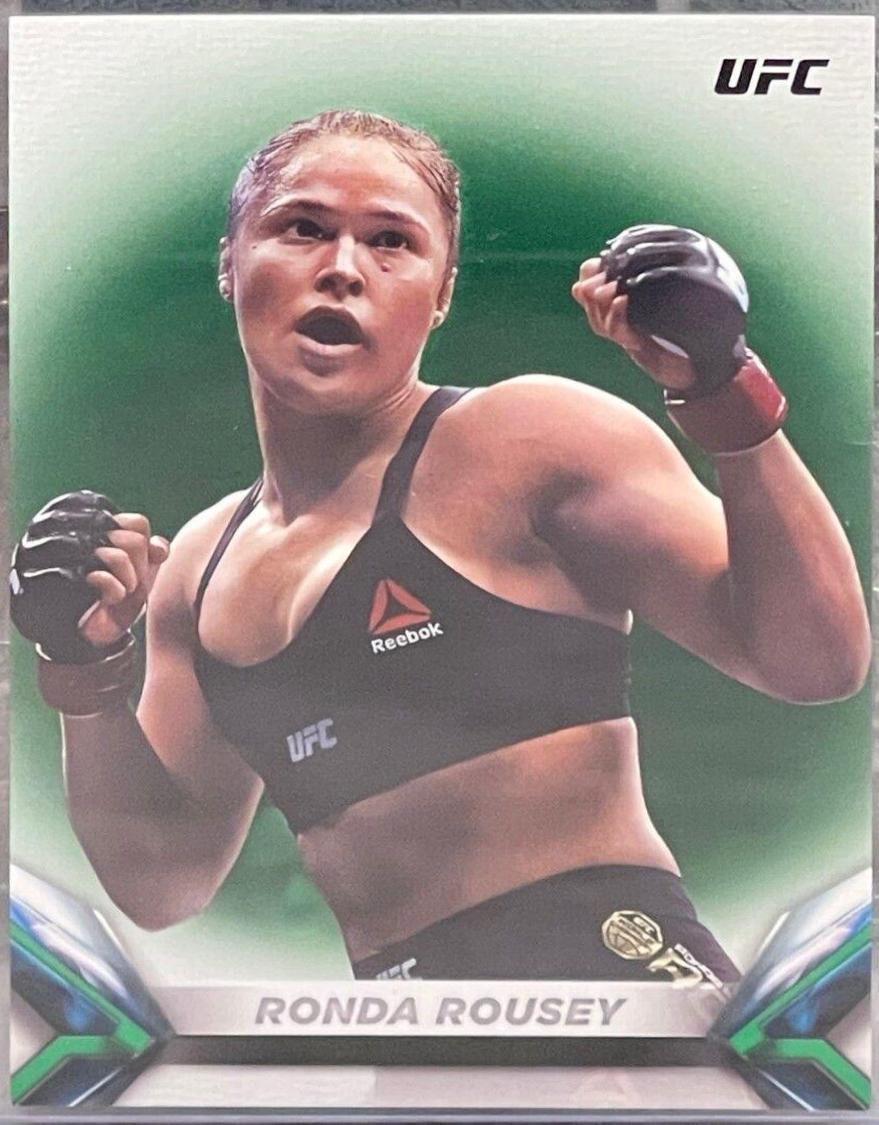 Ronda Rousey 2018 Topps UFC Knockout Base #8 Green