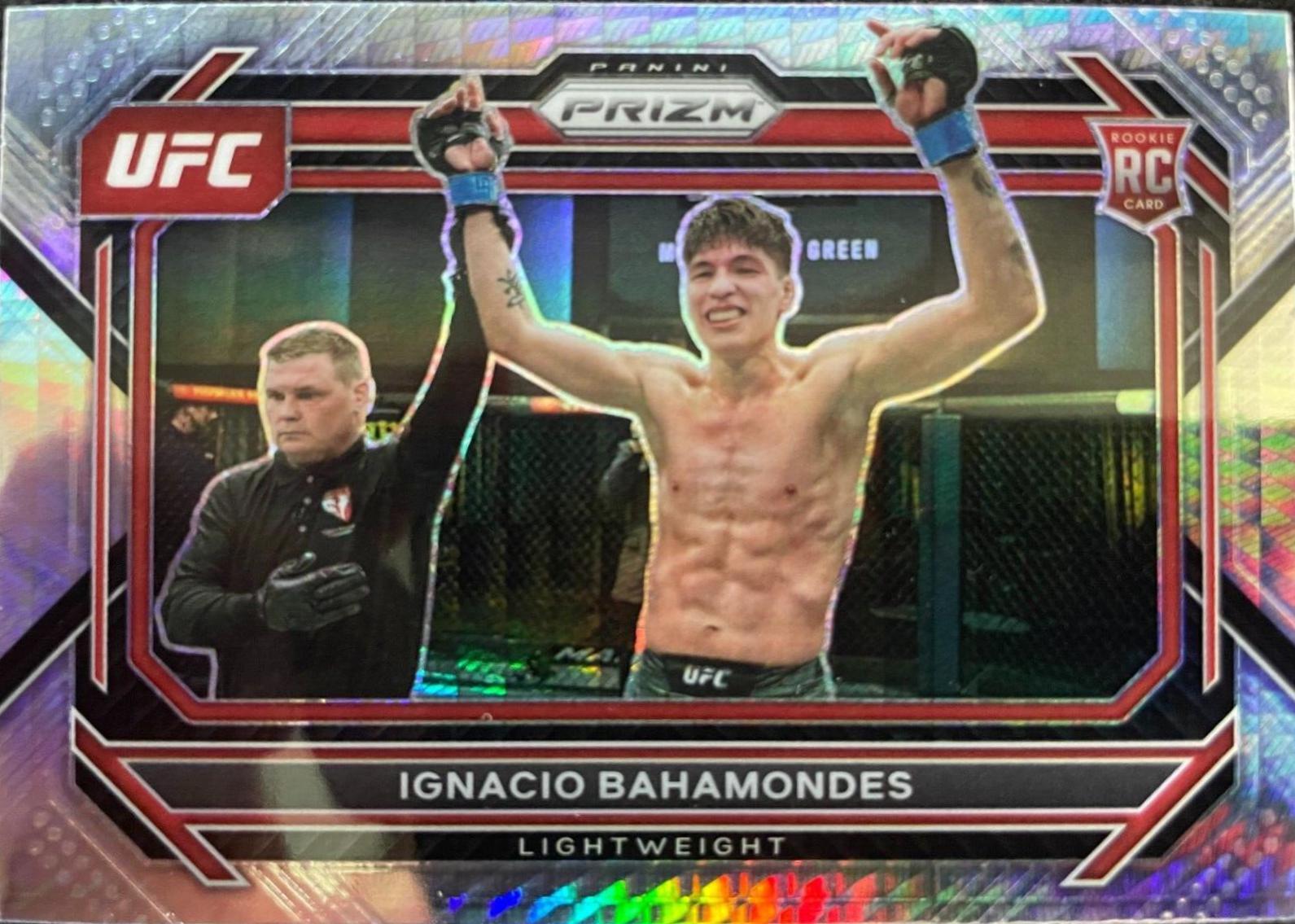 Ignacio Bahamondes 2023 Panini Prizm UFC Base #62 Silver