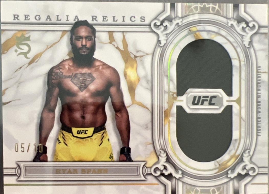 Ryan Spann 2024 Topps Royalty UFC Regalia Relics #RAR-67 Gold
