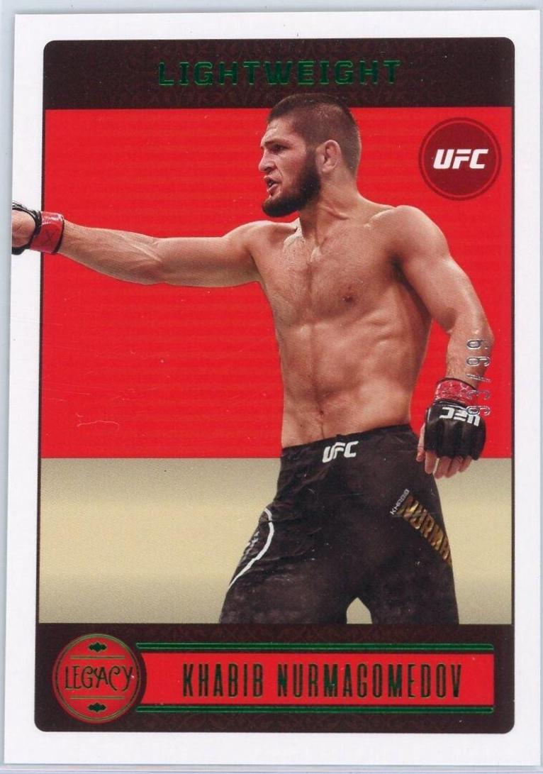 Khabib Nurmagomedov 2023 Panini Chronicles UFC Base Legacy #143 Green