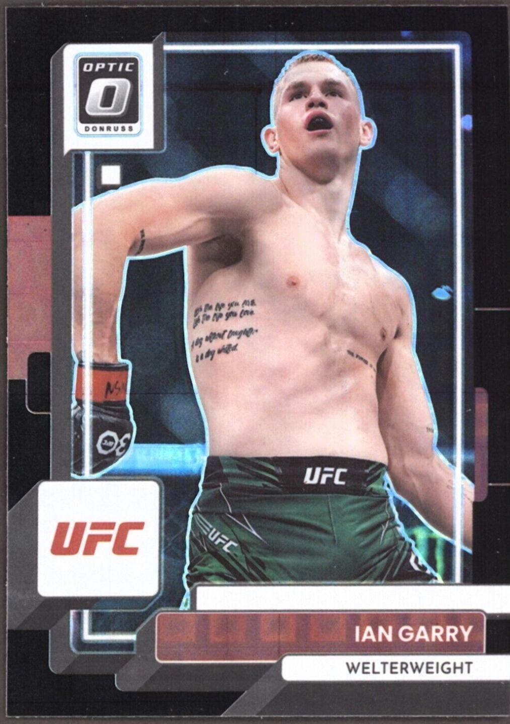 Ian Machado Garry 2023 Panini Donruss Optic UFC Base #76 Black Pandora