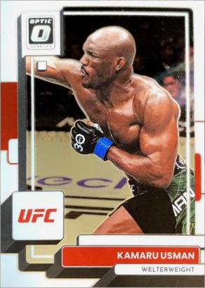 Kamaru Usman 2023 Panini Donruss Optic UFC Base #13 Purple