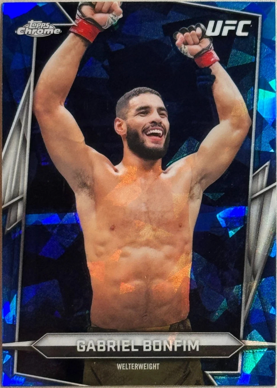 Gabriel Bonfim 2026 Topps Chrome Sapphire UFC Base #114 Black Sapphire