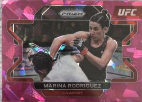 Marina Rodriguez 2022 Panini Prizm UFC Base #46 Pink Ice