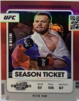 Petr Yan 2022 Panini Chronicles UFC Base Contenders Optic Season Ticket #352 Bronze